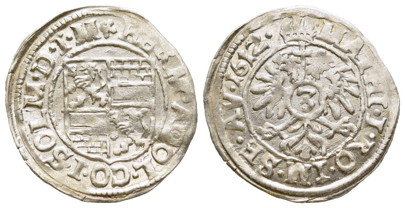 DEUTSCHE MÜNZEN. Solms-Hohensolms, Grafschaft. Hermann Adolf (1602-1613). 3 Kreu...