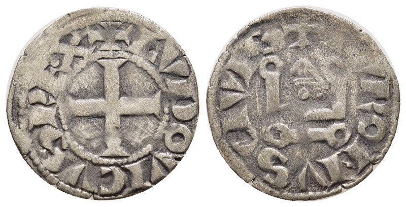 FRANCE. Royal. Louis IX (1226–1270). Denier Tournois.

Obv: + LVDOVICVS REX arou...