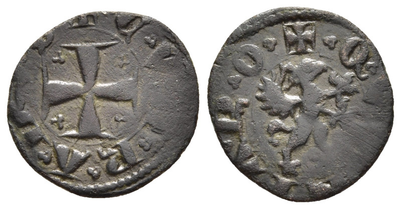 ITALY. Genova. Republic (1139-1339). Quartaro.

Obv: QVARTARO.
Griffin rampant r...