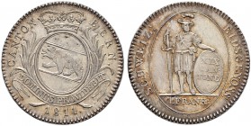 SCHWEIZ 
 Bern 
 1 Franken 1811. 7.45 g. D.T.34. HMZ 2-233a. Fast FDC.