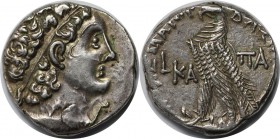 Griechische Münzen, AEGYPTUS. Königreich der Ptolemäer. Ptolemaios X. Alexander 107-87 v. Chr. Tetradrachme 94/93 v. Chr (=Jahr 21), Alexandria. Kopf ...