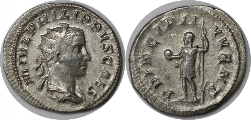 Römische Münzen, MÜNZEN DER RÖMISCHEN KAISERZEIT. Philip II Son of Philip I. Dou...