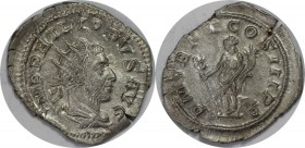 Römische Münzen, MÜNZEN DER RÖMISCHEN KAISERZEIT. ROM. PHILIPPUS I. ARABS. Antoninianus 248 n. Chr, 3.81 gms. Silber. RIC 6. Stempelglanz