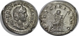 Römische Münzen, MÜNZEN DER RÖMISCHEN KAISERZEIT. Rom. Herennia Etruscilla. Antoninianus 249-251 n. Chr, 4.01 gms. Silber. RIC 59b. Stempelglanz