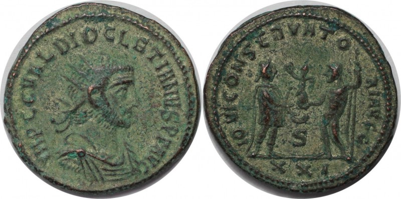 Römische Münzen, MÜNZEN DER RÖMISCHEN KAISERZEIT. Diocletianus 284 - 305 n. Chr....