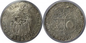 RDR – Habsburg – Österreich, RÖMISCH-DEUTSCHES REICH. Salzburg. Wolfgang Dietrich Taler ND (1587-12), Silber. BR-1667, Dav. 8187. PCGS MS-62