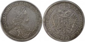 RDR – Habsburg – Österreich, RÖMISCH-DEUTSCHES REICH. Karl VI. (1711-1740). Reichstaler 1714, Hall, Silber. Dav. 1051. Sehr schön+