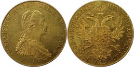 RDR – Habsburg – Österreich, KAISERREICH ÖSTERREICH. Franz I. (1804-1835). 4 Dukaten 1830 A, Wien, Feingold. 13,76 g. Fb. 462, J. 192, Schl. 157. Gest...