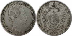 RDR – Habsburg – Österreich, KAISERREICH ÖSTERREICH. Franz Joseph I. (1848-1916). Taler 1861 A, Silber. Sehr schön