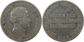 Altdeutsche Münzen und Medaillen, BRANDENBURG IN PREUSSEN. Friedrich Wilhelm III. (1797-1840). Ausbeutetaler 1834 A, Silber. AKS 18. Sehr schön+