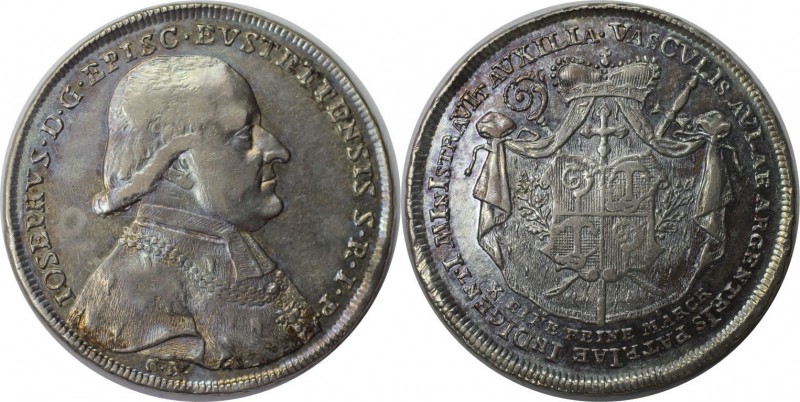 Altdeutsche Münzen und Medaillen, EICHSTÄTT. BISTUM. Joseph von Stubenberg (1790...