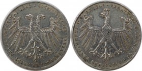 Altdeutsche Münzen und Medaillen, FRANKFURT - STADT. Doppelgulden 1848, Silber. AKS 38. Vorzüglich, kl. Kratzer
