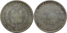 Altdeutsche Münzen und Medaillen, HESSEN - KASSEL. Wilhelm II. und Friedrich Wilhelm (1832-1847). Taler 1834, Silber. AKS 46. Sehr schön-vorzüglich