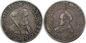 Altdeutsche Münzen und Medaillen, SACHSEN. Johann der Beständige und Georg (1525-1528). Taler ND, Annaberg. Silber. 28.92 g. Sehr schön-vorzüglich