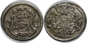 Altdeutsche Münzen und Medaillen, SACHSEN - ALBERTINE. Friedrich August II. (1733-1763). Pfennig 1755 FWoF. KM #894. Vorzüglich