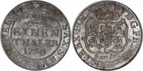 Altdeutsche Münzen und Medaillen, SACHSEN - ALBERTINE. Friedrich August II. (1733-1763). 1/24 Taler 1756 FW, Silber. Slg. Merseburger 1762, Kohl 494, ...