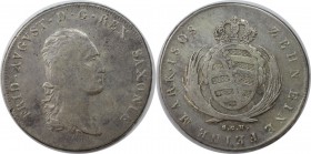 Altdeutsche Münzen und Medaillen, SACHSEN - ALBERTINE. Friedrich August I. (1806-1827). Konv.-Taler 1808 SGH, Silber. Dav. 854. Sehr schön+