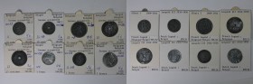 Europäische Münzen und Medaillen, Belgien / Belgium, Lots und Sammlungen. Deutsche Besetzung Belgien. 2 x 10 Centimes 1916,1942 (KM 810,126), 3 x 25 C...