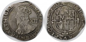 Europäische Münzen und Medaillen, Großbritannien / Vereinigtes Königreich / UK / United Kingdom. Charles I. Shilling ND (1643-44), Silber. KM 111. Seh...