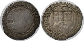 Europäische Münzen und Medaillen, Großbritannien / Vereinigtes Königreich / UK / United Kingdom. James I. Sixpence (6 Pence) 1605, KM 25, Spink 2657. ...