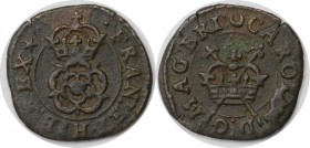 Europäische Münzen und Medaillen, Großbritannien / Vereinigtes Königreich / UK / United Kingdom. Charles I. "Rose" Farthing 1625-49, Spink 3207. Sehr ...