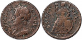 Europäische Münzen und Medaillen, Großbritannien / Vereinigtes Königreich / UK / United Kingdom. Charles II. (1660-1685). Farthing 1674, Kupfer. KM 43...
