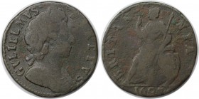 Europäische Münzen und Medaillen, Großbritannien / Vereinigtes Königreich / UK / United Kingdom. William III. (1694-1702). Farthing 1697, Kupfer. KM 4...