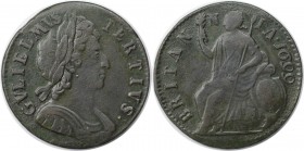 Europäische Münzen und Medaillen, Großbritannien / Vereinigtes Königreich / UK / United Kingdom. William III. (1694-1702). 1/2 Penny 1699, Kupfer. KM ...