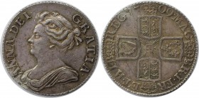 Europäische Münzen und Medaillen, Großbritannien / Vereinigtes Königreich / UK / United Kingdom. Anna (1702-1714). Shilling 1709, Silber. KM 523.1. Sp...
