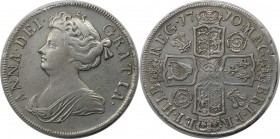 Europäische Münzen und Medaillen, Großbritannien / Vereinigtes Königreich / UK / United Kingdom. Anne (1702-1714). 1/2 Crown 1710, Silber. KM 525.4. S...