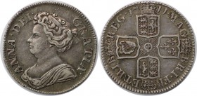 Europäische Münzen und Medaillen, Großbritannien / Vereinigtes Königreich / UK / United Kingdom. Anna (1702-1714). Shilling 1711, Silber. KM 533.2 Spi...