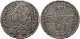 Europäische Münzen und Medaillen, Großbritannien / Vereinigtes Königreich / UK / United Kingdom. George II. (1727-1760). 1/2 Crown 1746 LIMA, Silber. ...