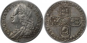 Europäische Münzen und Medaillen, Großbritannien / Vereinigtes Königreich / UK / United Kingdom. George II. (1727-1760). Sixpence (6 Pence) 1758/7, Si...