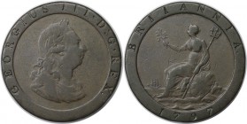 Europäische Münzen und Medaillen, Großbritannien / Vereinigtes Königreich / UK / United Kingdom. George III. (1760-1820). Penny 1797, Kupfer. KM 618, ...