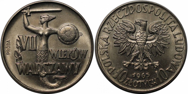Europäische Münzen und Medaillen, Polen / Poland. VII Wiekow Warszawy. 10 Zloty ...