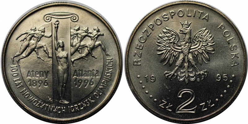 Europäische Münzen und Medaillen, Polen / Poland. Olympische Spiele Altanta 1996...