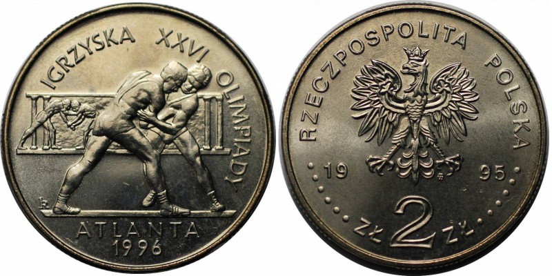 Europäische Münzen und Medaillen, Polen / Poland. Olympische Spiele Altanta 1996...