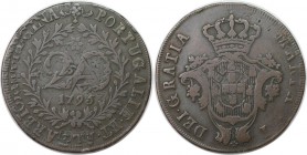 Europäische Münzen und Medaillen, Portugal. PORTUGIESISCHE BESITZUNGEN. AZOREN. Maria I. 20 Reis 1795, Kupfer. KM 3. Sehr schön