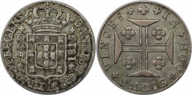Europäische Münzen und Medaillen, Portugal. 400 Reis 1815, Silber. KM 331. Sehr schön