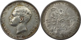 Europäische Münzen und Medaillen, Portugal. Manuel II. Marquis von Pombal. 500 Reis 1910, Silber. 0.37 OZ. KM 557. Sehr schön-vorzüglich