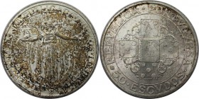 Europäische Münzen und Medaillen, Portugal. 400 Jahre Heldenepos Os Lusiadas. 50 Escudos 1972, Silber. 0.38 OZ. KM 602. Stempelglanz. Flecken