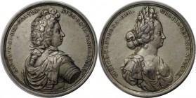Europäische Münzen und Medaillen, Schweden / Sweden. Karl XI. (1660-1697). Silbermedaille ND (von A. Karlsten) 62,7 mm. 112.89 g. Brustbild. // Brustb...