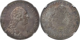 Europäische Münzen und Medaillen, Schweden / Sweden. Adolf Fredrik (1751-71). 2 Daler Silvermynt (2/3 Riksdaler) 1770 AL, Stockholm, Silber. 35 mm. KM...