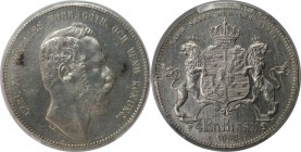 Europäische Münzen und Medaillen, Schweden / Sweden. Carl XV. Adolf (1859-1872). Riksdaler Specie (4 Riksdaler Riksmynt) 1868 ST, Silber. KM #711. HG-...