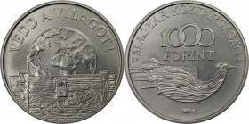 Europäische Münzen und Medaillen, Ungarn / Hungary. Schütze unsere Welt. 1000 Forint 1994, Silber. 0.94 OZ. KM 713. Stempelglanz