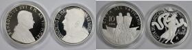 Europäische Münzen und Medaillen, Vatikan, Lots und Sammlungen. 5 Euro 2011, 7 Pontifikatsjahr 2011, KM 407, 10 Euro 2011, 7 Pontifikatsjahr 2011, KM ...