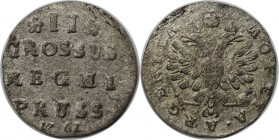 Russische Münzen und Medaillen, Elizabeth (1741-1762), Preußen. 2 Groschen 1761, Silber. Bitkin 769 (R1). Sehr schön