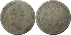 Russische Münzen und Medaillen, Nikolaus I. (1826-1855), für Polen. 5 Zloty 1832. Silber. Bitkin 989. Schön. Schrottlingsfehler.