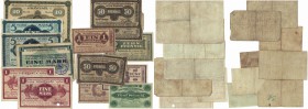 Banknoten, Deutschland / Germany. KRIEGSGEFANGENENLAGER (1914-1918). Golzern(Mulde) 1 Mark (1.1.1916), Holzminden 5 Pf (1916), Mannschaftsgefangenenla...
