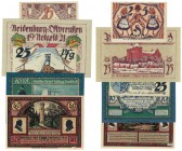 Banknoten, Deutschland / Germany, Lots und Sammlungen. Notgeld. Greiffenberg in Schlesien. 10 Pfennig 19.04.1920. Mehl 470.1. I, Neidenburg Stadt. 25 ...